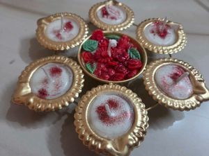 Decorative Center Piece Candle With Fragnance