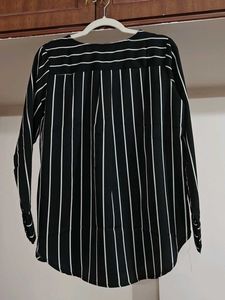 Striped V-Neck Top