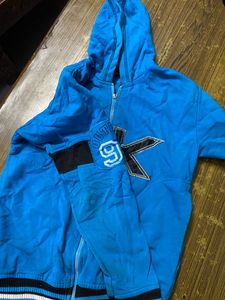 Blue Colour Hoodie