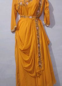 Embroidery Gown