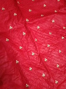 Red Embroidered Salwar Kameez