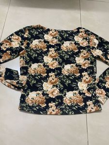 Floral Long Sleeve Top/blouse