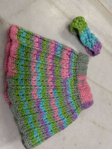 Handmade Crochet Skirt Set