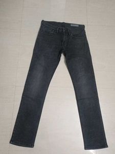 Gray Wash Denim Jeans