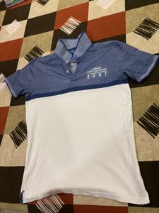 Vintage-Style Two-Tone Polo