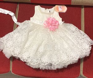 Pretty White Fancy Frock With 4 Layers