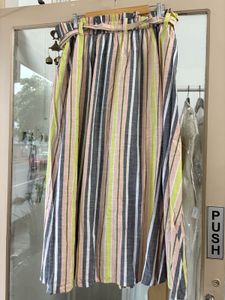 Cotton Skirt with belt