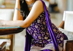 Elegant Purple Kurta Set