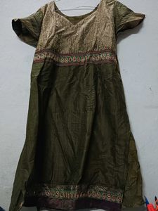 Elegant Olive Green Kurta