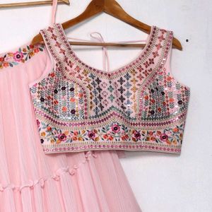 Pink lehenga Choli 💖😍
