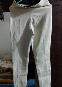 Fancy Cream Trouser For Girls