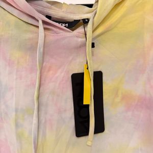 Tie-Dye Hooded Dress