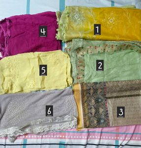 8 Pc Dupatta Set