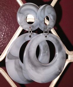 Gray Earrings