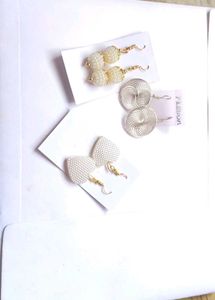 Pearl Heart Earrings