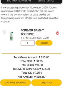 Forever Bright Toothgel