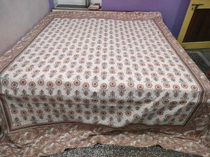 Pure Cotton Double Bedsheet