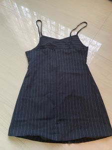 Korean Navy Blue Dress