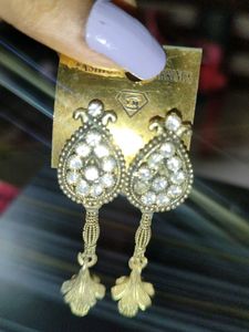Black Metal Earrings