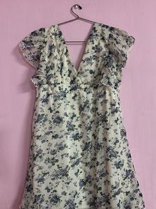 Floral Ruffle Mini Dress