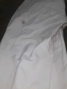 White Casual Pants