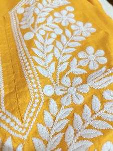 Mustard Short Kurthi / Trendy Rayon