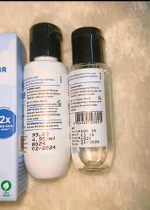 1 Hairserum,&amp; Shampoo+Just Herbs Mini Travel Pouc