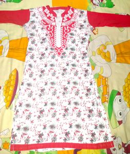 Embroidered Cotton Kurti