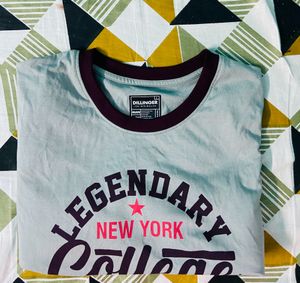 Men Drop Shoulder Oversized  T-shirt