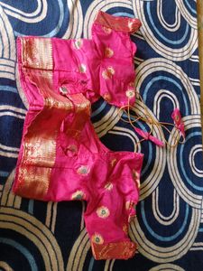 New pink organza blouse