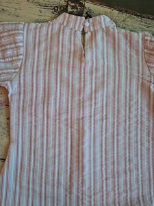 Striped Blouse with Embroidered Detail