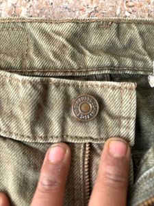 Vintage Olive Green Pants 550 Series Levi&#39;s