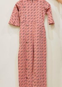 Chic Geometric Print Dress