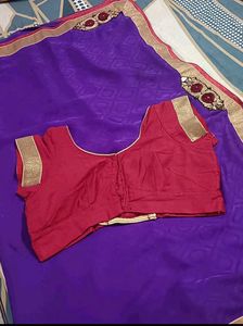 Beautiful Heavy Quality Saree 🤩 With Blouse