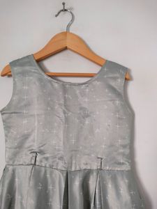Grey Printed frock