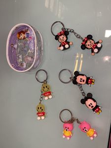 Cute 4 Key Chain Completely New With Pouch