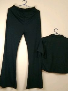 Black Co Ord Set (Streachable)