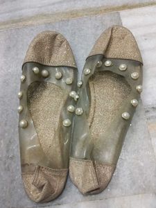 Sparkly Pearl Flats