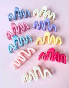 Beautiful Korean 2 Pieces Zigzag Claw Clips