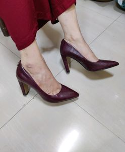 Celeste Maroon Heels