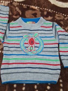 Cute Striped Kids Sweater