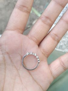 Ring For Girls With Silver Design