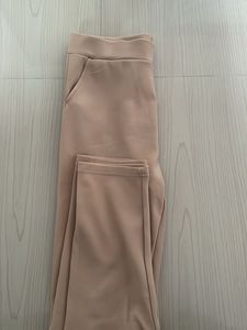 Beige Straight Leg Pants