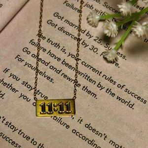 11:11 Gold Antiturnish Necklace