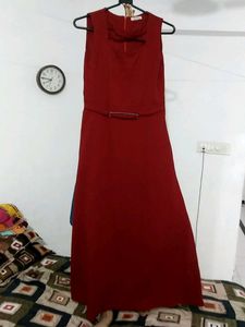 Red Sleeveless Dress