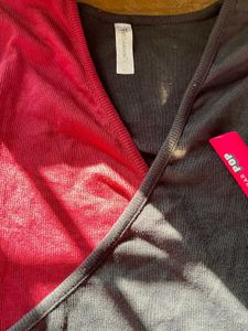 Stylish Two-Tone Top