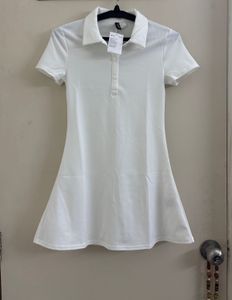 H&M FLARED SKIRT POLO DRESS