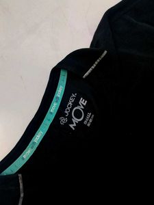 jockey Simple Black T-Shirt Small size bust 34 to