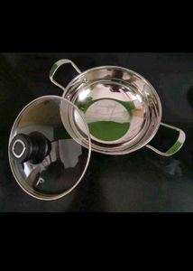 Sumeet stainless steel kadhai new with tag