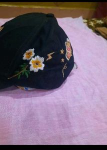 NY Yankees Floral Baseball Cap
